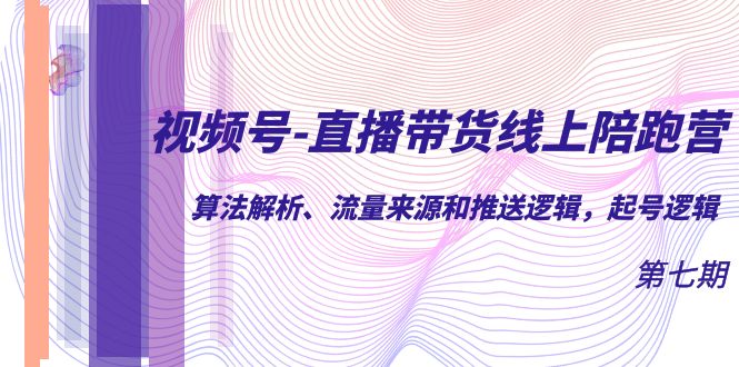 视频号直播带货实操培训：选品、基础操作与运营技巧，系统化实操培训教程—暮沉资源站