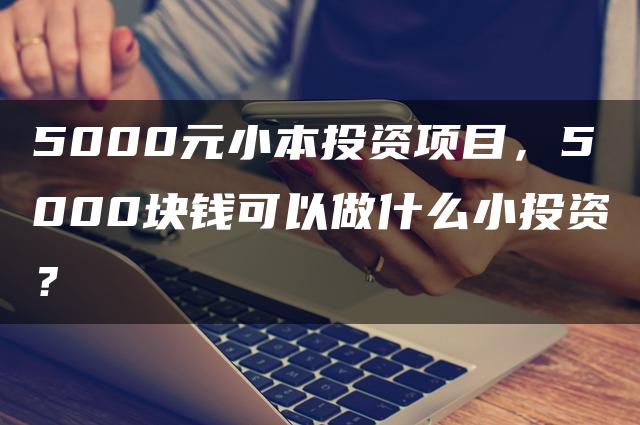 5000块钱可以做什么小投资？小本创业攻略：实现小额资本的高收益之路—暮沉资源站