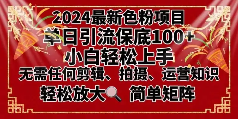 2024最新ai换脸项目：小白月入3万+，无剪辑拍摄，无需技术，矩阵操作翻倍收益