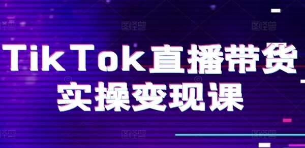 TikTok直播带货实操变现课：系统起号、科学复盘、变现链路、直播配置、小店操作流程、团队搭建等