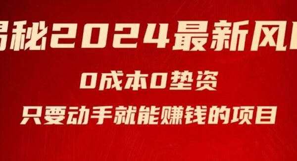 揭秘2024最新风口，0成本0垫资，新手小白只要动手就能赚钱的项目—空调