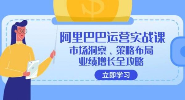 阿里巴巴运营实战课：市场洞察、策略布局、业绩增长全攻略