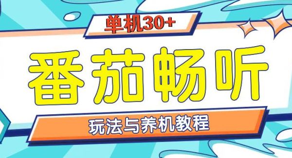 番茄畅听全方位教程与玩法：一天单设备日入30+不是问题