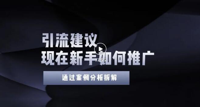 今年新手如何精准引流？给你4点实操建议让你学会正确引流（附案例）无水印